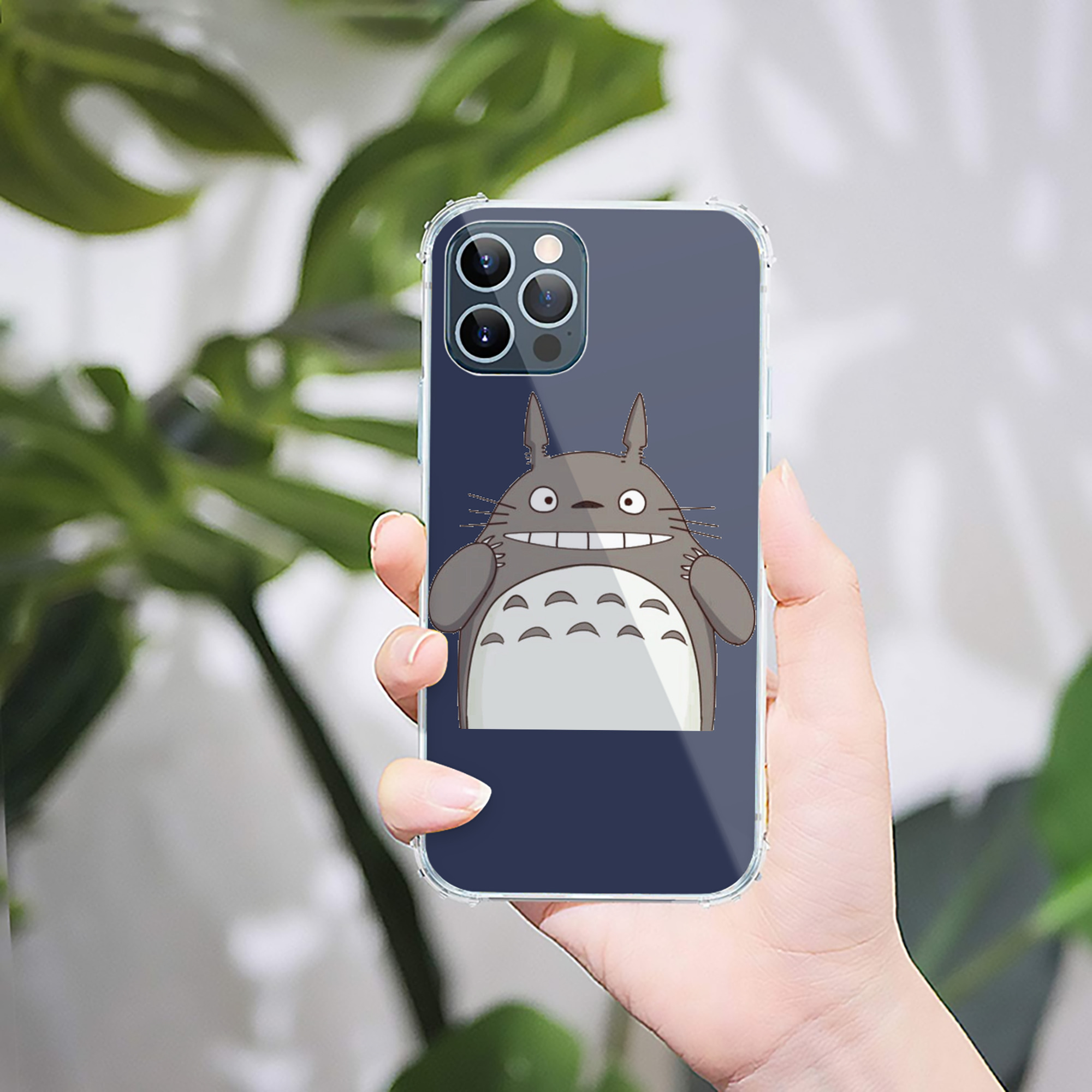 （画像用） となりのトトロ 草壁メイ 草壁サツキ My Neighbor Totoro Satsuki Kusakabe Mei Kusakabe 【iPhone 12シリーズ対応】透明スマホケース（クリアソフトケース）